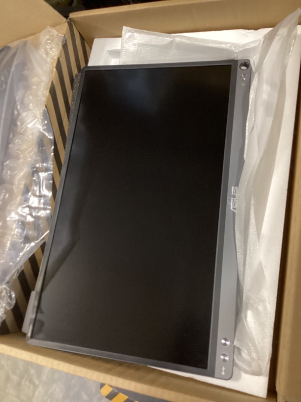 Photo 1 of ASUS ZenScreen 15.6” 1080P Portable USB Monitor (MB16ACE) - Full HD (1920 x 1080), IPS, USB Type-C, Eye Care, Anti-Glare Surface, Lite Smart Case, External Screen for Laptop, 3-Year Warranty