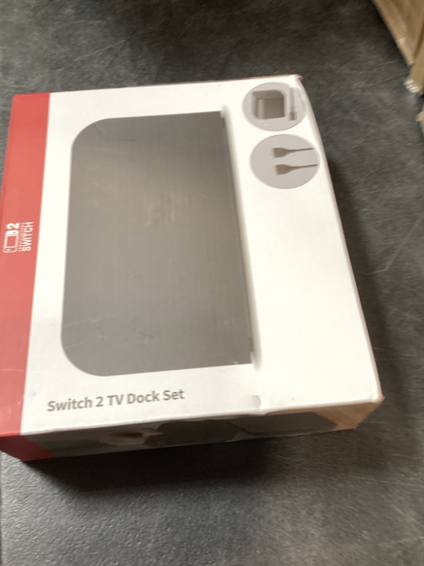 Photo 1 of TV Dock Station for Switch 2 - Replacement TV Base Docking Station Set with Upgraded IC Module, Charger, HDMI Cable for Switch 2 Console