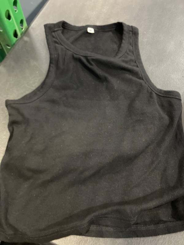 Photo 1 of BLACK TANK TOP WITH BRA - M