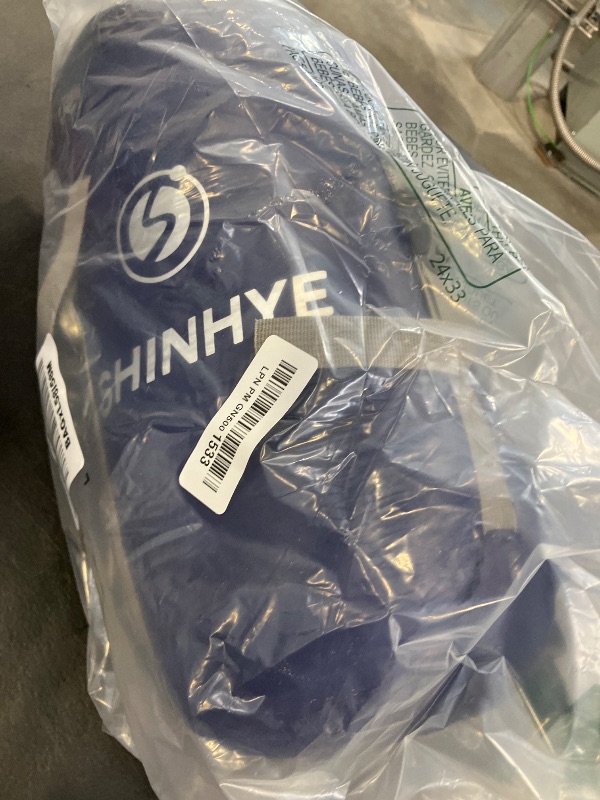 Photo 1 of ShinHye Ultralight Adult Sleeping Bag 500g Premium Duck Down - Waterproof & Compressible 3-Season Camping/Backpacking 40-59? with Compression Sack(Navy)
