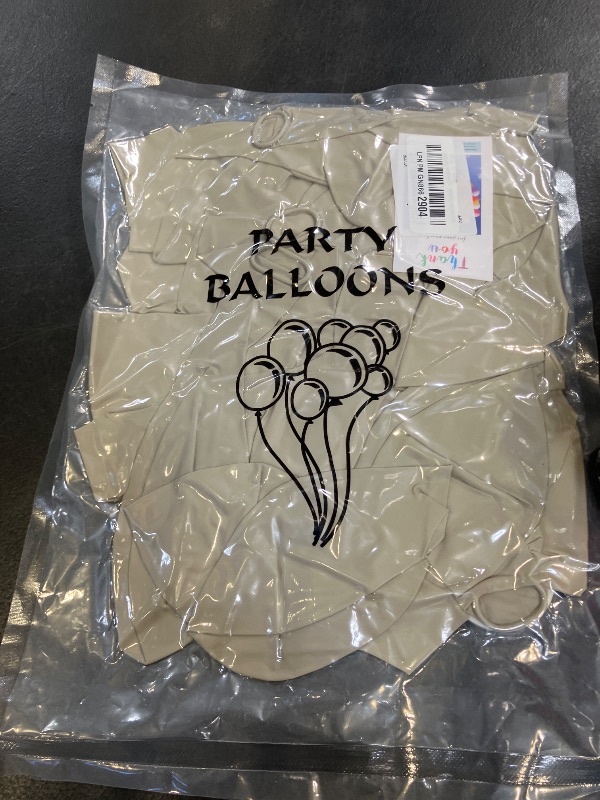 Photo 1 of 32Pcs White Sand Big Balloons 18 Inch, Round Large Latex Party Balloons for Birthday Wedding Decorations.(Sand White)