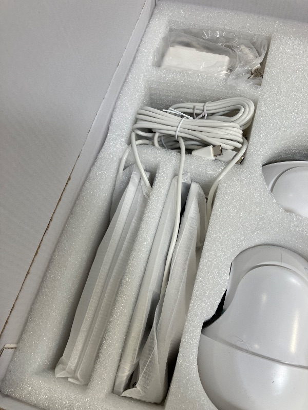 Photo 1 of ANSQUE Security Cameras Wireless Outdoor Home System, 4 Camera Kit, No Subscription Fees, Solar Powered, Local Storage, 365-Day Battery Life, 360°PTZ Surveillance, Auto Tracking, 2K Color Night Vision