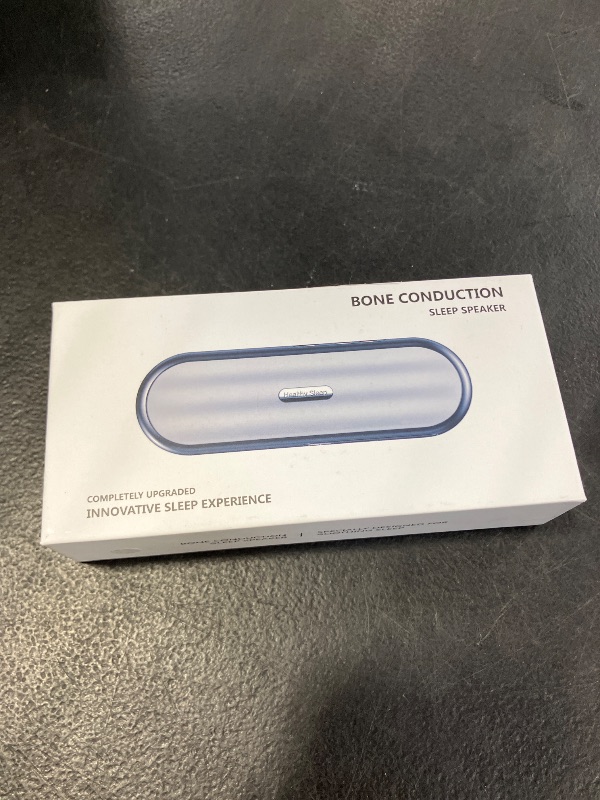 Photo 1 of HXDOGSP Under Pillow Speaker for Sleeping: Private Bluetooth White Noise Speaker with Bone Conduction for Sleep -Silver