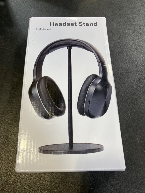 Photo 1 of Cyfromt Headphone for Desk Hanger Holder Organizer Keeper Racks Storage Mount Gaming Headset Stand Premium Functional Craftmanship Headset Stand (Metallic Black)