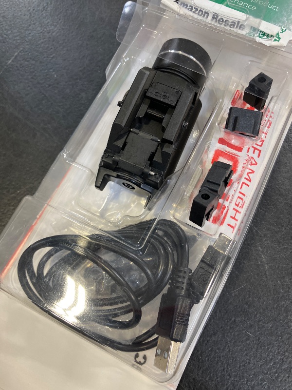 Photo 1 of Streamlight 69168 TLR-1 HP-X USB 1300-Lumen High Candela Rail-Mounted Rechargeable Weapon Light, Includes Rail Locating Keys and Batteries, Black