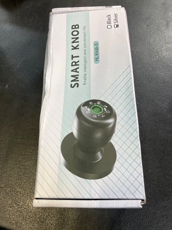 Photo 1 of HEI LIANG Fingerprint Smart Door Knob with Fingerprint & Keypad, App Controlled Biometric Keyless Entry Door Lock for Bedroom, Storage Room, Apartment?Office, Hotel (Silver)-HL-8