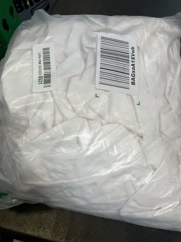 Photo 1 of California Design Den White Fitted Sheet King, Soft 100% Cotton Sateen, Deep Pocket, Durable All-Around Elastic, Head/Foot Side Indicators, King Fitted Sheet Only