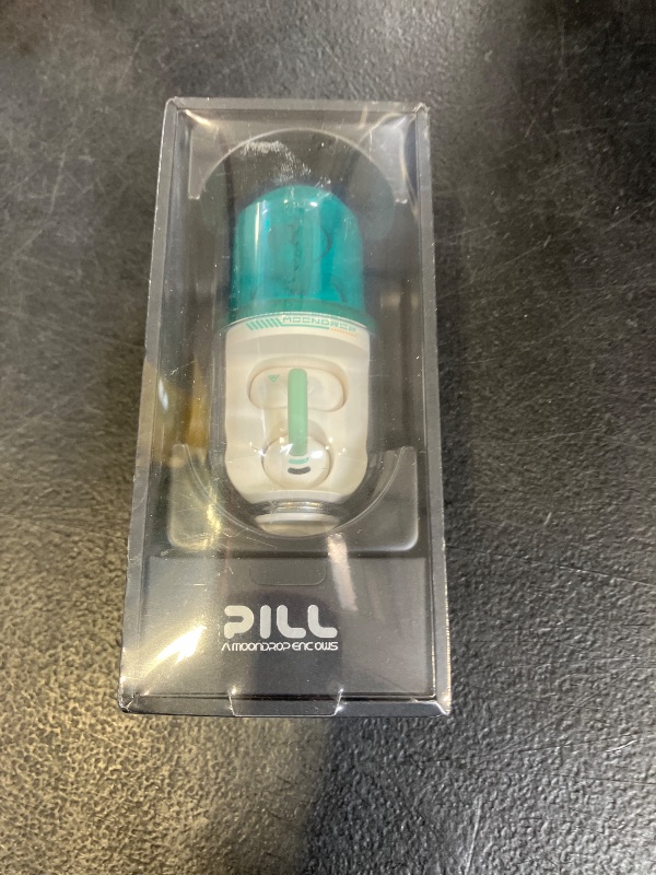 Photo 1 of Moondrop Pill Open Ear Headphones Bluetooth 6.0 OWS Hanging Earphones IPX4 Open Ear Clip Wireless Earbuds Built-in AI ENC MD-0WS-003 (Green)