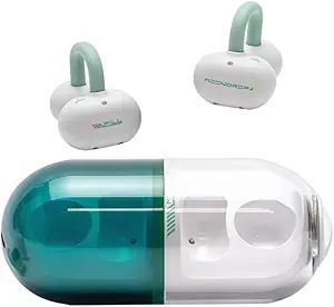 Photo 1 of Moondrop Pill Open Ear Headphones Bluetooth 6.0 OWS Hanging Earphones IPX4 Open Ear Clip Wireless Earbuds Built-in AI ENC MD-0WS-003 (Green)
