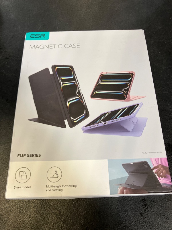 Photo 1 of ESR for iPad Pro 11 Inch Case (M5/M4) 2025/2024, Vertical Stand Cover with Pencil Holder, Ultra-Stable Magnetic Case, Multi Stand Angles, Flip Series, Purple