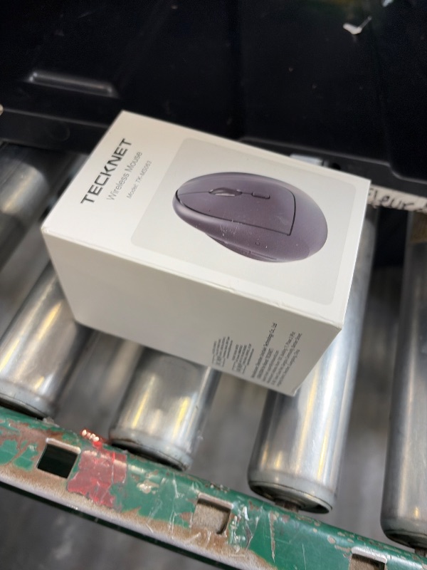Photo 1 of TECKNET Ergonomic Mouse, Wireless Bluetooth Vertical Mouse (BT5.3/3.0 & 2.4G) Rechargeable 4800 DPI Optical Mouse with 6 Adjustable DPI, Quiet Clicks, USB A Receiver, 6 Buttons - Wide Compatibility