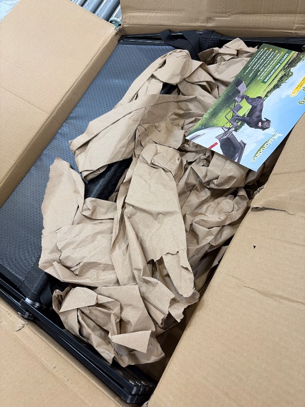 Photo 1 of Dog ramps with 23.6" Extra-Wide - Portable 4-Dog Steps with Non-Slip Surface, 250 lbs Capacity for Large Dogs, Extra-Wide Foldable Dog Ramps for Cars, SUVs, and Trucks
