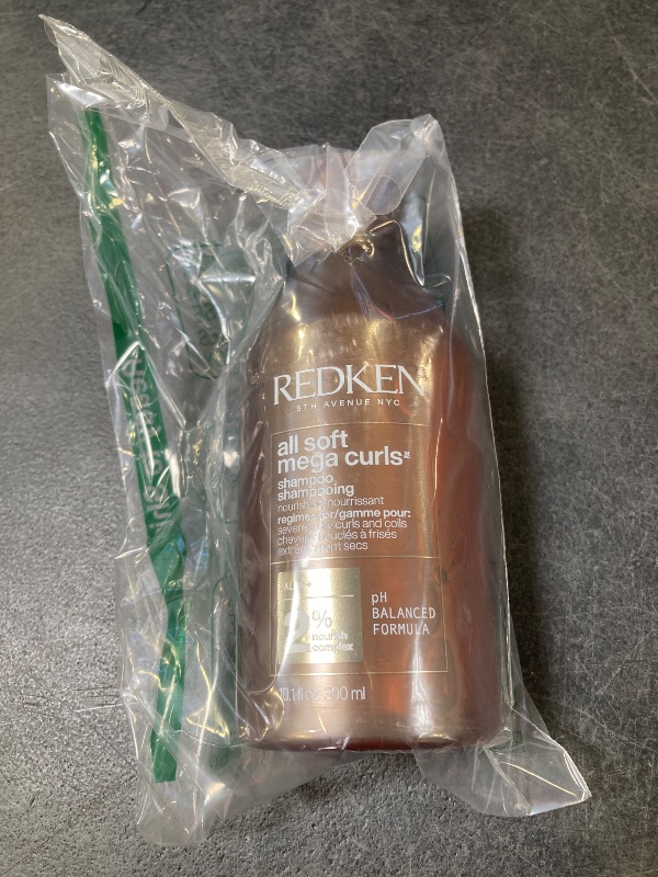 Photo 1 of Redken All Soft Mega Curls Shampoo | For Extremely Dry Hair | Sulfate Free Shampoo | For Curly & Coily Hair | Nourishes & Softens Severely Dry Hair | With Aloe Vera