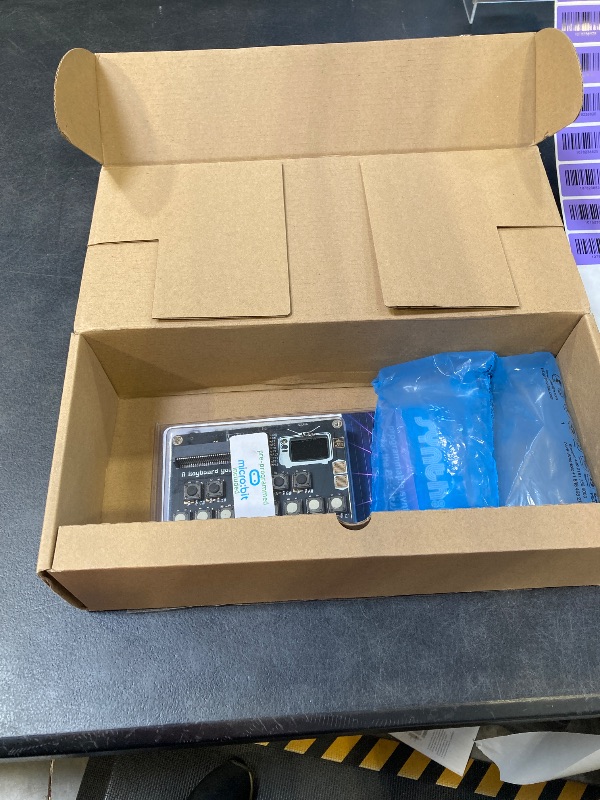 Photo 1 of Synth:bit 16 Note Micro:bit Synthesizer Keyboard OLED display, Battery and Audio Jack, Jumper Pins for Expansion, Lego-Compatible (Micro:bit included with pre-loaded Synthesizer program.)