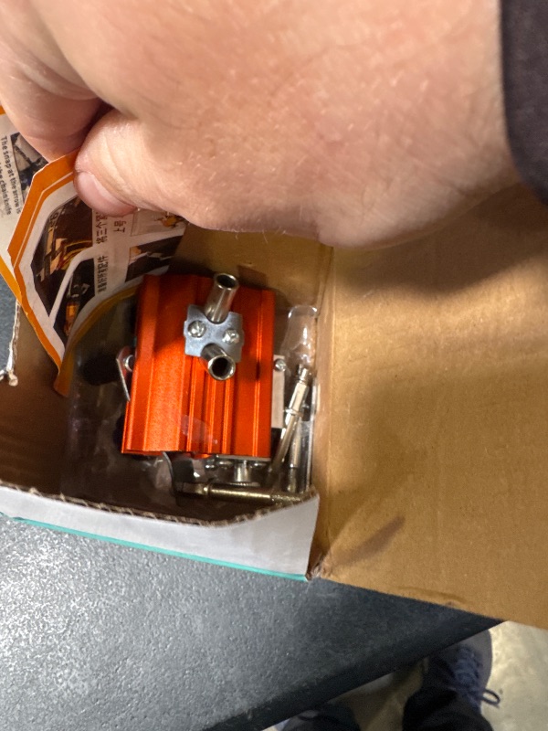 Photo 1 of 2026 New Klampero Chain Sharpener, Chain Saw Sharpener Tool, Portable Hand Crank Chainsaw Chain Sharpener Set, Portable Household Hardware Tool, for Chain Sharpening