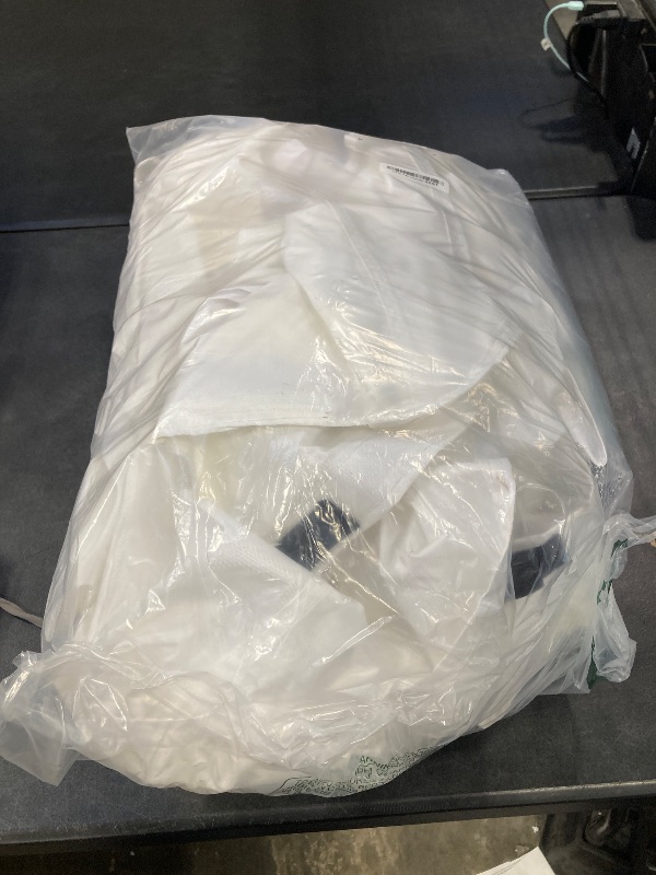 Photo 1 of JANCANOPY White Canopy Replacement Cover Compatible with EZ UP 10' x 10' Commercial Canopy,ES100S,CSF 10WH STL,ES1002F, Encore II, Bonus 4PCS Weight Bags