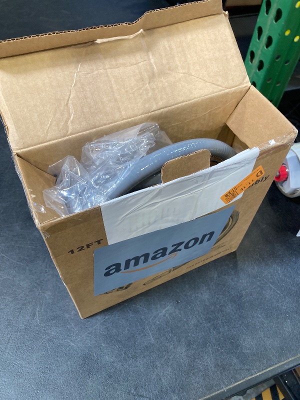 Photo 1 of GASPRO 12 Feet 1/2" ID Natural Gas Hose, Low Pressure LPG Hose with Quick Connect, for Weber, Char-broil, Pizza Oven, Patio Heater and More (NOT 3/8”)