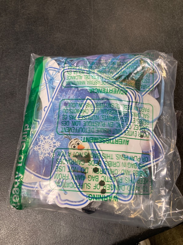 Photo 1 of 102 Psc For Frozen theme party setup, easy to assemble decorations, including children's DIY cake toppers and background cloth sets, perfect for children's birthday parties.