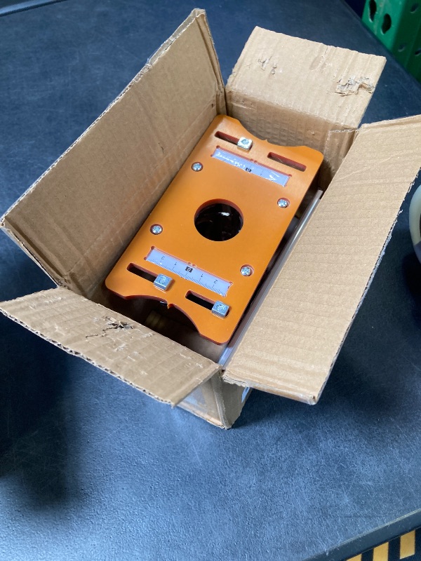 Photo 1 of 2-in-1 Router Jig for Slotting & Positioning, Heavy-Duty Aluminum Adjustable Bracket for Invisible Fasteners & Edge Grooving, Compatible with Most Routers (0-2 Inch Capacity)