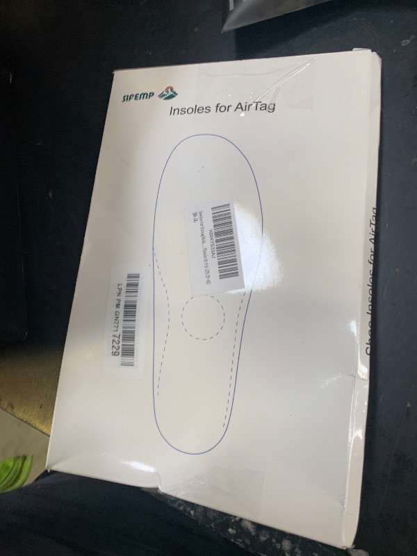 Photo 1 of Insoles for Airtag Hidden Holder, Tracker Devise Case for Kids, Adults and Elderly, Comfortable Inserts for Shoes (Blue, Foot:7.6-8.6IN/Insole:8.4-9.1IN/2Y-4Y)