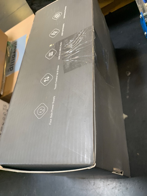 Photo 1 of ANNQUAN Motorized Pop Up Countertop Receptacle with 15W Wireless Charger,Max 20W Power Delivery,3.15" Automatic Pop Up Electrical Outlet with 4 Outlets 4 USB Ports for Home Office Kitchen