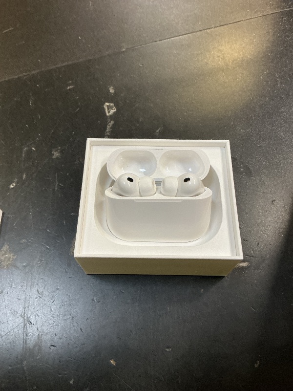 View 2 of Apple AirPods Pro 3 Wireless Earbuds, Active Noise Cancellation, Live Translation, Heart Rate Sensing, Hearing Aid Feature, Bluetooth Headphones, Spatial Audio, High-Fidelity Sound, USB-C Charging