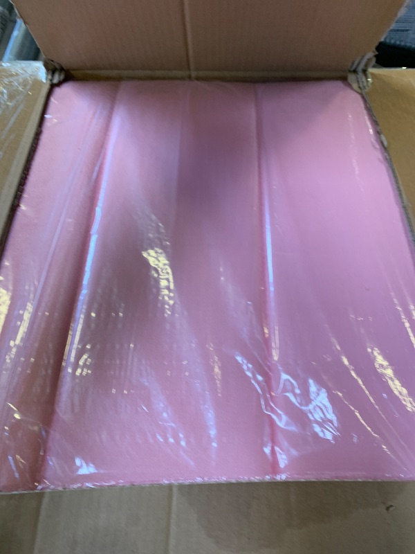 Photo 1 of Gruwans Queen Size Bed Frame with Upholstered Wingback Headboard, Easy Assemnly Platform Bed, Wooden Slat Support No Box Spring Needed, Pink Velvet