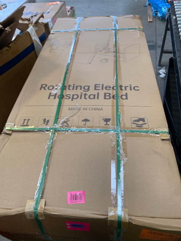 Photo 1 of Real Relax Rotating Multi Functional Electric Premium Hospital Bed, Rotates 90° from a Flat (Lying) Position to an Upright Seated Position, Making it Easy to Get Out of Bed, for Home Use, 530LBS Load