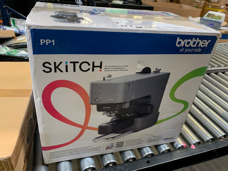 Photo 1 of Brother Skitch Single-Needle Embroidery Machine powered by the required Artspira mobile app, 4” x 4” Embroidery Area, Bluetooth Connected