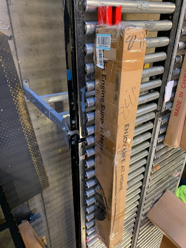 Photo 1 of SPECSTAR 1100 Lbs Engine Support Bar Transverse Hoist for Motor Transmission with 2 Points Lift Holder and Dual Hooks