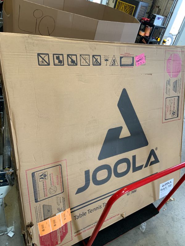 Photo 1 of JOOLA 15mm Indoor Ping Pong Table with Quick Clamp Table Tennis Net Set - Single Player Playback Mode - Regulation Size Compact Storage Set