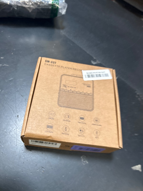 Photo 1 of FIOLEES Cassette Tape Player Recorder, Cassette to MP3 Converter, Record to Cassettes/USB/SD Card, LCD Display, Power by USB C or AA Battery, Built-in Speaker, Headphone Jack and Mic