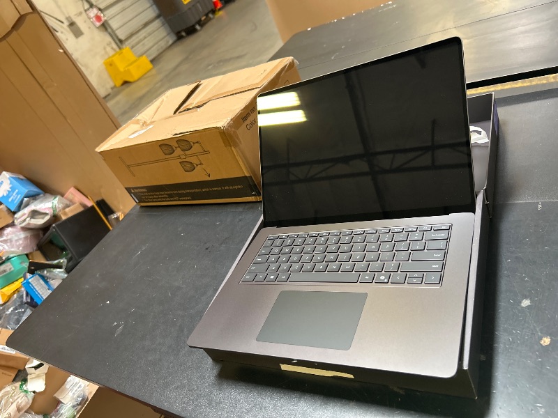 Photo 1 of Microsoft Surface Laptop (2024), Windows 11 Copilot+ PC, 15" Touchscreen Display, Snapdragon X Elite (12 core), 32GB RAM, 1TB SSD Storage, Black