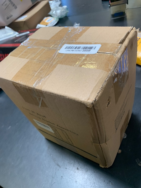 Photo 1 of DN Mate 40 Pack Aluminum Deck Railing Bracket Connectors for 2"x4" (Actual 1.5"x3.5") Handrail to Wood Posts Connection, 2mm Extra Thick Metal Connectors for Fence Porch Stair, Easy to Install SA20