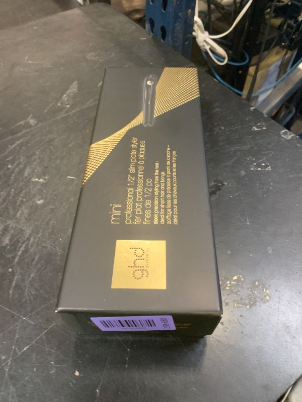 Photo 1 of ghd Mini Hair Straightener, Ceramic Flat Iron, Professional Hair Styler, Black
