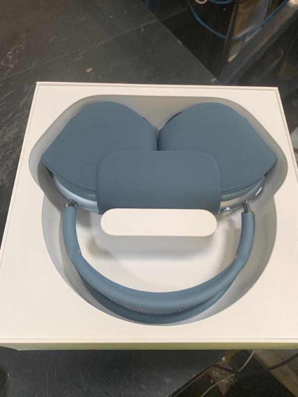 Photo 1 of Apple AirPods Max 2 Wireless Over-Ear Headphones, Active Noise Cancellation, Adaptive Audio, Personalized Spatial Audio, Live Translation, Bluetooth Headphones for iPhone – Blue
