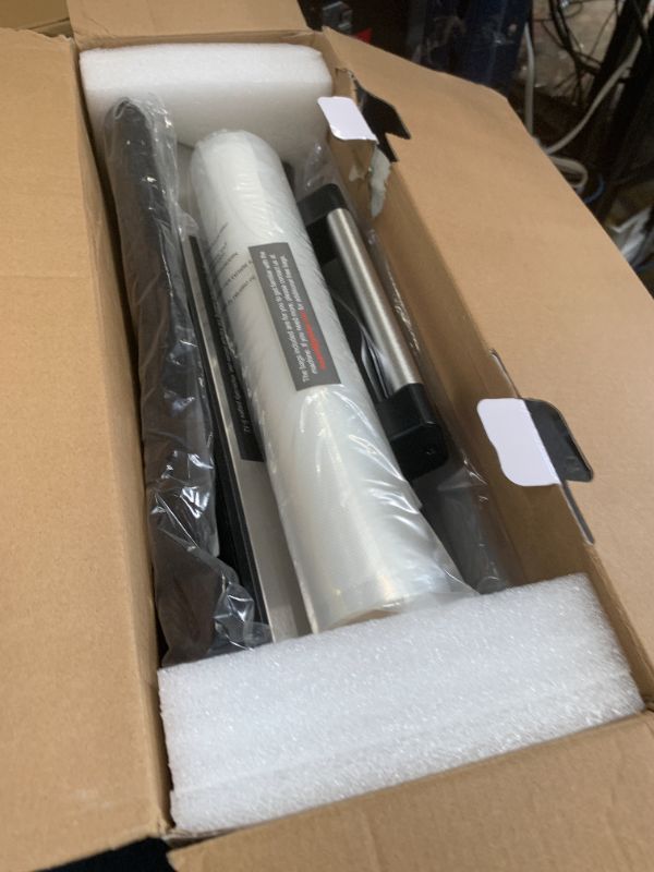 Photo 1 of Gasbye 95kPa Precision Vacuum Sealer Machine, Double Heat Seal for Dry/Moist Food, Easy-Lock Handle, Built-in Bag Storage & Cutter, Progress Display, Pulse Mode, Removable Drip Tray, Silver