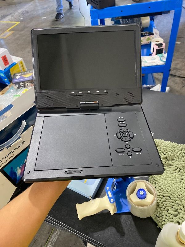 Photo 1 of FANGOR 13.3’’ Portable Blu Ray Player with 12’’ 1080P Full HD Swivel Screen, Blu-ray DVD Player with HDMI Out & AV in, 4-5 Hours Rechargeable Battery, Support USB/Micro SD Card