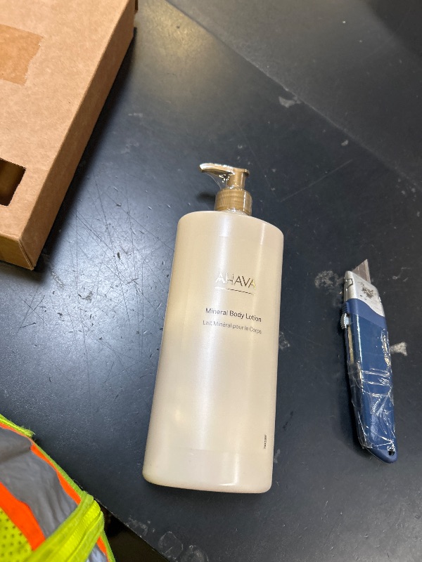 View 2 of AHAVA Dead Sea Water Mineral Body Lotion - Daily Moisturizing & Hydrating Body Lotion with Osmoter, Exclusive blend of Dead Sea Minerals & Botanical Extracts, Original, 24 Fl.Oz (Packaging May Vary)