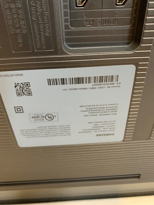 Photo 1 of Samsung 65-Inch Class Mini LED M80H Series Samsung Vision AI Smart TV (2026 Model, 65M80H) with AI Mode, Motion Xcelerator 144Hz, Pure Spectrum Color, Auto HDR Remastering, Alexa Built-in, 4K