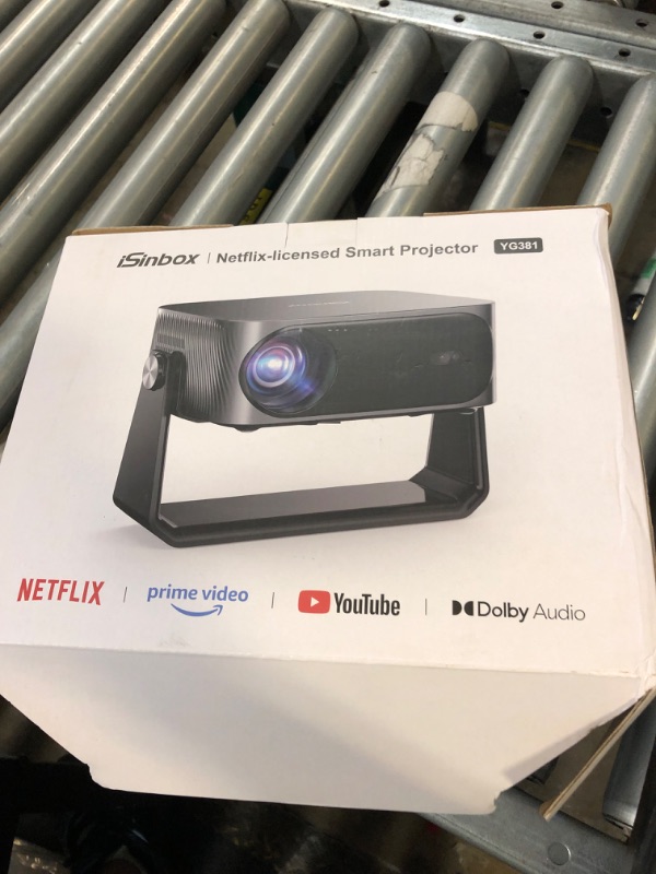 Photo 1 of [2000 ANSI/Auto Focus & Keystone/Built-in APP] 4K Outdoor Projector with Wifi and Bluetooth, Smart Portable Projector Compatible with Netflix/YouTube & Dolby, Home Theater Projector with HDR10+