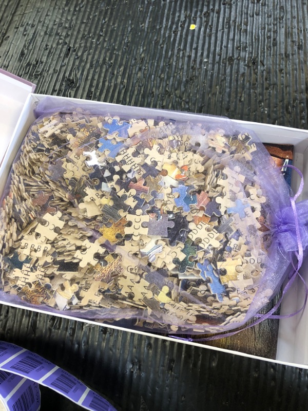 Photo 1 of Nariolar Puzzle Storage Folder for 1000 Pieces with 24 Sheets/48 Puzzles, Large Capacity Portable Puzzle Album to Store Finished Puzzles