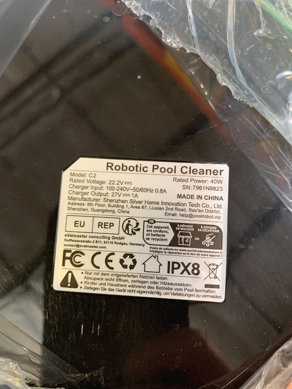 Photo 1 of Robotic Pool Cleaner,Pool Vacuum for Above Ground Inground Pools,Aqua