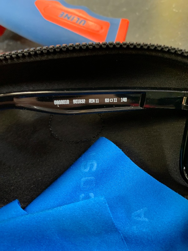 Photo 1 of Costa Del Mar Mens Rincon Fishing and Watersports Rectangular Sunglasses, Black/Green Mirrored Polarized-580G, 63 mm