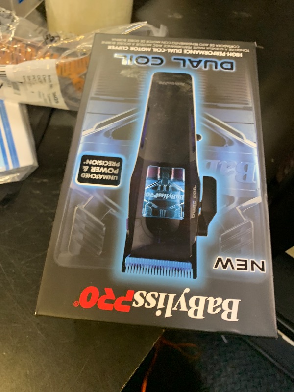 Photo 1 of BaBylissPRO Dual Coil Clipper; Professional Hair Clipper, All?Metal Housing, Precision Cutting Performance, Barber?Grade Cordless Clipper