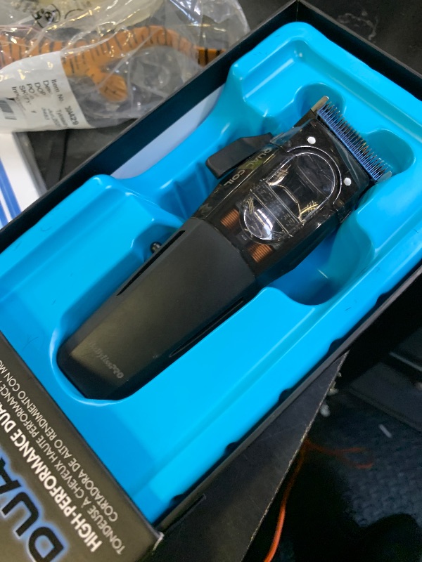 Photo 1 of BaBylissPRO Dual Coil Clipper; Professional Hair Clipper, All?Metal Housing, Precision Cutting Performance, Barber?Grade Cordless Clipper
