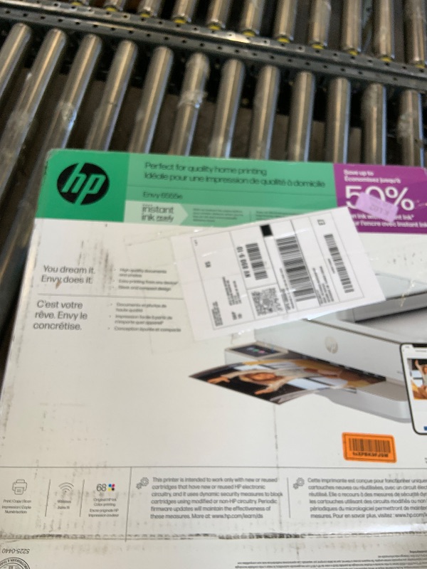 Photo 1 of HP Envy 6555e Wireless All-in-One Color Inkjet Printer, Portobello, Print, scan, Copy, Duplex Printing Best-for-Home, 3 Month Instant Ink Trial Included, AI-Enabled (714N5A)