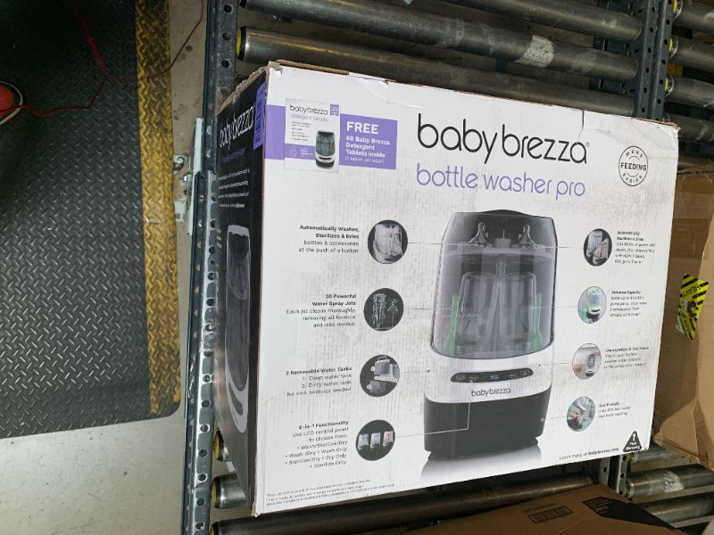 Photo 1 of Baby Brezza Baby Bottle Washer Pro - Clinically Proven Better Cleaning - Washer, Sterilizer + Dryer In One Appliance for Essentials like Bottles + Pump Parts – Machine Replaces Brushes + Racks