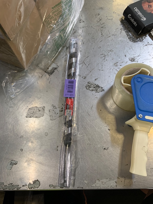 Photo 1 of SOMADA 1-Inch x 17-Inch Auger Drill Bit for Wood, Quick Change Hex Shank 3/8-Inch One Piece, Ship Auger Long Drill Bit for Soft and Hard Wood, Plastic, Drywall and Composite Materials