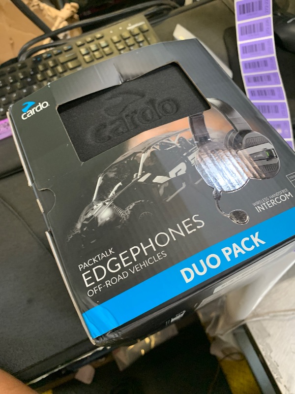 Photo 1 of Cardo Packtalk Edgephone for ORV - Crafted for the Rough terrains and Cellular-Free connectivity for Non-Helmet Applications - Duo Pack